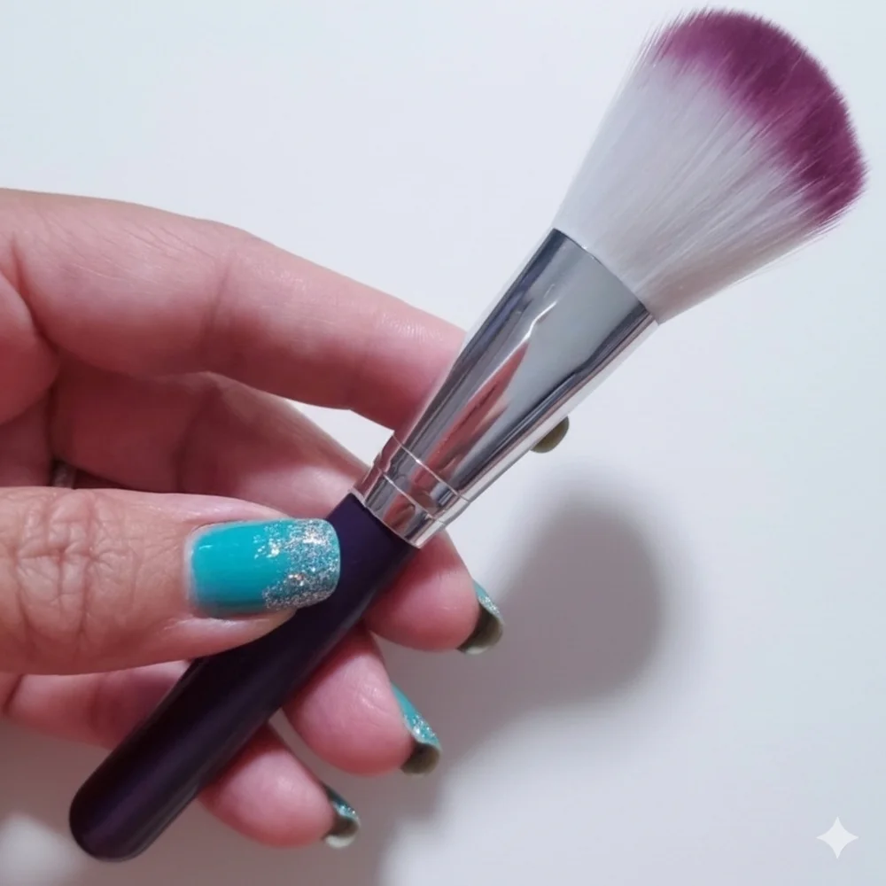 Make-Up Brush 5pc Set NEW Short Handle Soft Blush Eyeshadow Eyelash Eyebrow Lip